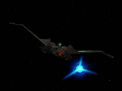 Klingon Heavy Battlecruiser Over Io