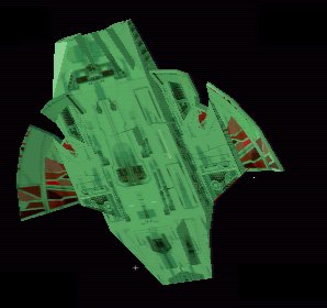 Klingon Shuttlecraft Side View